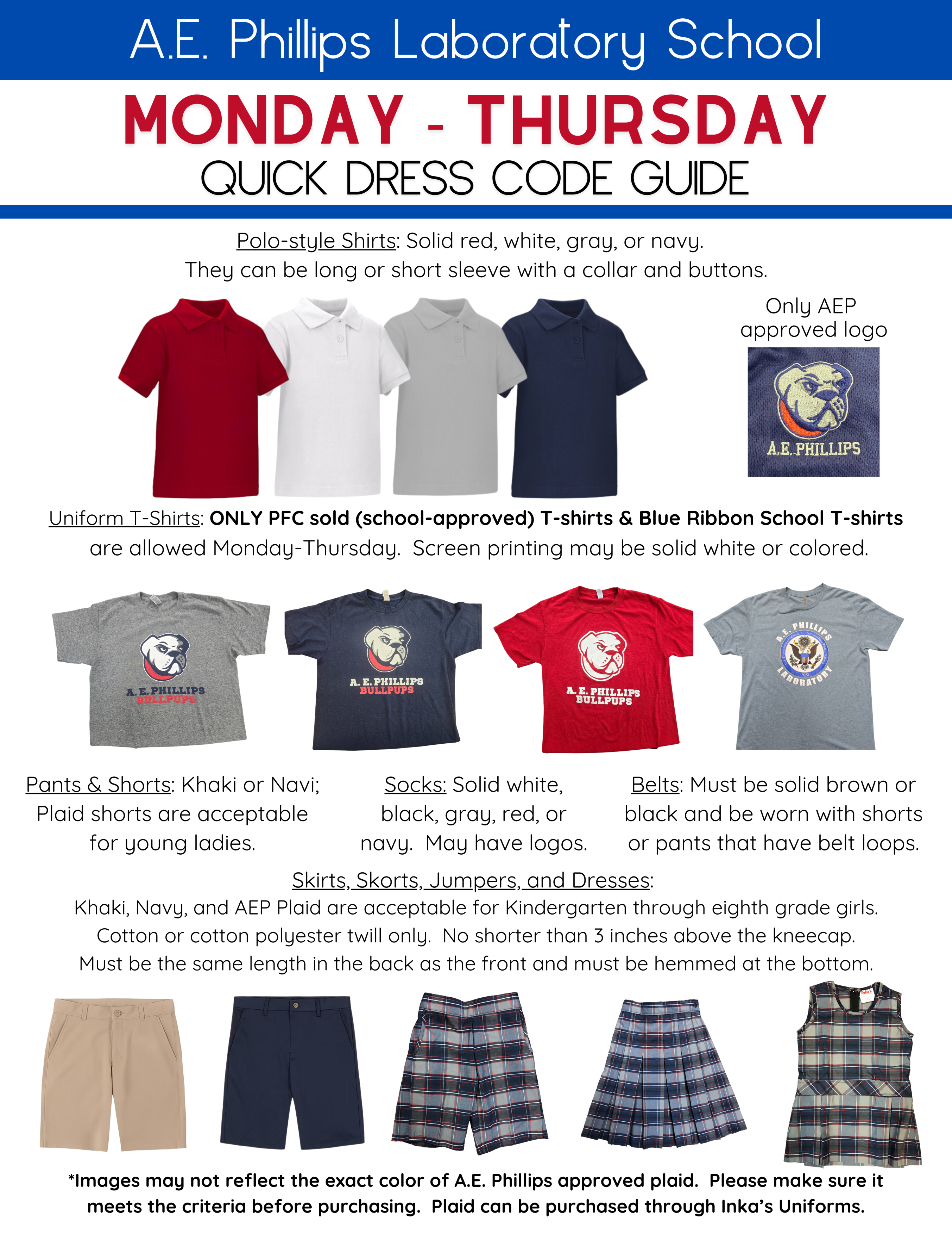 Dress Code - A E Phillips Laboratory School